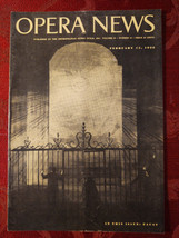 Metropolitan Opera News Magazine February 14 1955 Gounod&#39;s Faust Jan Peerce - £11.51 GBP