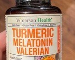 Glucosamine with Turmeric Melatonin Valerian Capsules Vimerson ex 2025 - $20.56