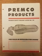Vintage 1950s Premco Products Latch Catalog and Price List Great Graphics - £14.18 GBP