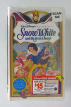 NEW Snow White and the Seven Dwarfs (VHS, 1994) Factory sealed White Cla... - £7.74 GBP
