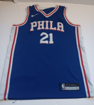 Joel Embiid Philadelphia 76ers Jersey Youth Medium Nike Dri-Fit - £15.60 GBP