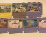 VTech Lot Of 7 Game Cartridges Games Only Cinderella Disney Cars  Shrek ... - $14.84