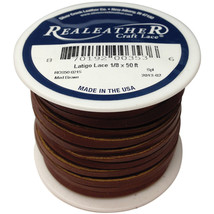 Latigo Lace .125&quot;X50&#39; Spool-Medium Brown - $23.71