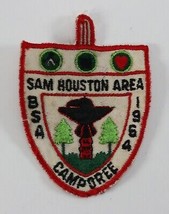 Vintage 1964 Sam Houston Council Camporee Boy Scouts BSA Camp Patch - $11.69