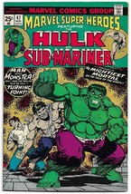 Marvel Super-Heroes #47 (1974) *Marvel Comics / The Hulk / Sub-Mariner* - €3,92 EUR