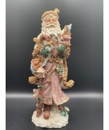 Vintage Santa With Pink Coat - $24.10