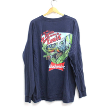 Vintage Budweiser Anheuser Busch Iguana Long Sleeve T Shirt XXL 2X - $94.82
