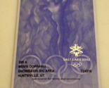 2002 WINTER OLYMPICS Salt Lake City MEN&#39;S DOWNHILL SKIING Vtg Full Unuse... - £15.73 GBP