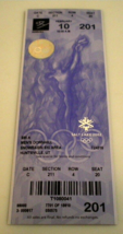 2002 Winter Olympics Salt Lake City Men&#39;s Downhill Skiing Vtg Full Unused Ticket - £16.03 GBP