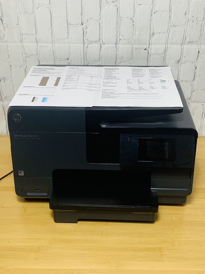 HP HEWLET PACKARD Black OFFICEJET Pro 8610 All-In-One Inkjet Printer 37049 Count - $128.24