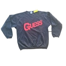 Vtg 90s Guess Products Sweater Adult LARGE Gray Crewneck Sweatshirt USA NOS - £31.07 GBP