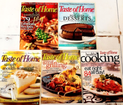 Taste of Home Cooking Magazine LOT OOP Back Issues Grilling Desserts Rec... - $11.81