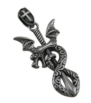 Dragon Sword Totem Pendant For Strength - £10.08 GBP