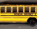 School Bus 1985 District 2 Yellow MatchBox - $3.15