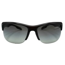 Prada Linea Rossa Gray Sports Wrap Sunglasses Italy - $79.19