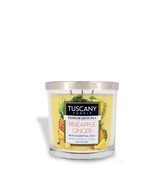 Tuscany Candle Pineapple Ginger Premium Satin Wax Scented Candle - $459.86 MXN