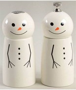 NIB SET 2 FLETCHERS MILL 4&quot; SALT AND PEPPER MILL COCO + LOLA HOLIDAY/WINTER - £17.20 GBP