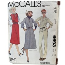 McCalls Sewing Pattern 6693 Dress Jumper Top Junior Teen Size 12 - £7.16 GBP