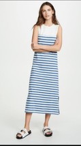 Current/Elliott The Perfect Muscle Stripe Tee Dress Nautical Size 2 New - £58.66 GBP