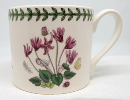 Portmeirion Botamnic Garden Coffee Cup Mug Cyclament Flowers &amp; Insects - $14.99