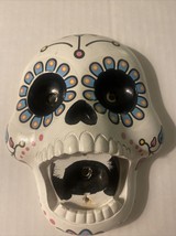 Ceramic Day of the Dead Hanging Art 5.5” x 4.5” - $7.43