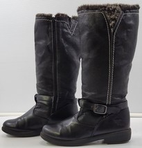 *I) Weather Protectors by Totes Women&#39;s Black Faux Fur Boots 5409 Size 8 - £9.37 GBP