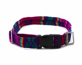 Aztec Tribal Print Pattern Adjustable Buckle Small Medium Sized Pet Dog Collar - - £11.67 GBP