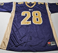 Vintage Nike St. Louis Rams Marshall Faulk #28 Team Jersey Unisex Size L *READ* - £18.45 GBP