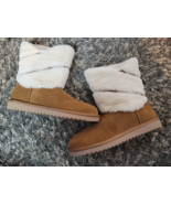 Koolaburra by UGG Brown Suede Winter Boots Size 9 Warm Cozy Fur Lined - $1,126.24 MXN