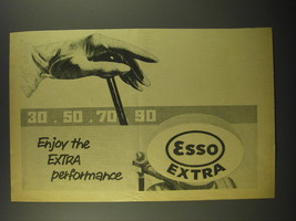 1964 Esso Extra Gasoline Ad - Enjoy the extra performance - £14.72 GBP