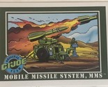 GI Joe 1991 Vintage Trading Card #59 Mobile Missile System - $1.97