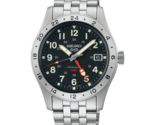 Seiko 5 Sports Field Series 39.4 MM Automatic SS GMT Black Dial Watch SS... - $251.75