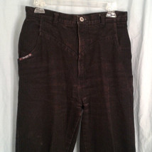 Blaze 11 30 Lacer Horse Riding Jeans VTG 80&#39;s high waist Denim Black - £46.01 GBP