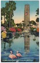 Postcard The Singing Tower Mountain Lake Florida - £2.36 GBP