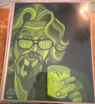 The Big Lebowski Fan Art Print 8 x 10 Bam Geek W/COA 26/50 Carrie Milburn LE - £29.91 GBP