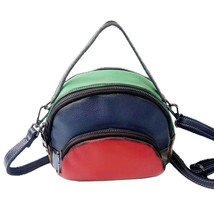 Genuine Leather Women&#39;s Bag Spring Cowhide Hand Crossbody Bag Color-Poli... - £49.57 GBP