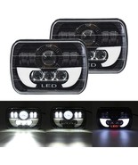 2PCS 7"X6" 5x7 Inch Led Headlights Rectangular with Amber, 120W high/Low... - $101.55