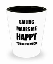 Sailing Shot Glass Shotglass Lover Fan Funny Gift Idea For Liquor Lover Alcohol  - £10.13 GBP