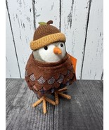 2022 Jora Pinecone Bird Fabric Harvest Hyde &amp; Eek! Thanksgiving Decor Ta... - $236.39 MXN