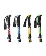 5 Section Outdoor Fold Trekking Pole Camping Portable Walking Hiking Stick Bag - $356.06 MXN