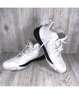 Adidas Men 9.5 Boost White Black Shoes - £26.59 GBP