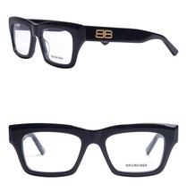BALENCIAGA Angular 0240 Black Logo Eyeglasses 52mm GG0240O Optical Frame... - £251.53 GBP