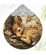 FAWN Stained Glass Suncatcher Christmas Ornament Keepsake Gift - $271.03 MXN