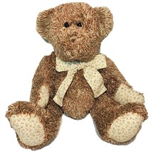 Circo Teddy Bear Plush Brown Stuffed Animal Floral Flower Bow Feet 13&quot; S... - £30.54 GBP