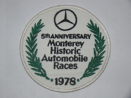 (1978) 5th Anniversary Monterey Historic Automobile Races - Patch - £68.36 GBP