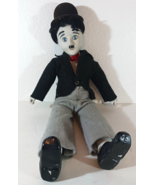 Vintage CHARLIE CHAPLIN DOLL Porcelain Head Hands Feet Soft Body 18” - $25.79 CAD