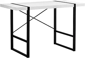 Laptop Table For Home &amp; Office-Study Computer Desk-Modern Style-Metal Le... - $270.99