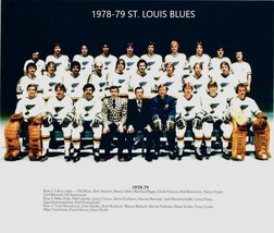 1978-79 ST. LOUIS BLUES TEAM 8X10 PHOTO HOCKEY PICTURE NHL - £3.94 GBP