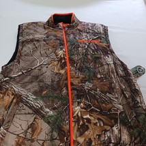 Earthletics Realtree Men's Brown Camo Reversible Black Sleeveless Jacket Vest XL image 13