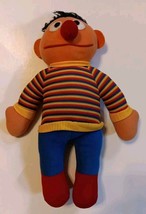 Ernie Plush Doll Vintage Sesame Street Knickerbocker 14&quot; Tall - $11.30